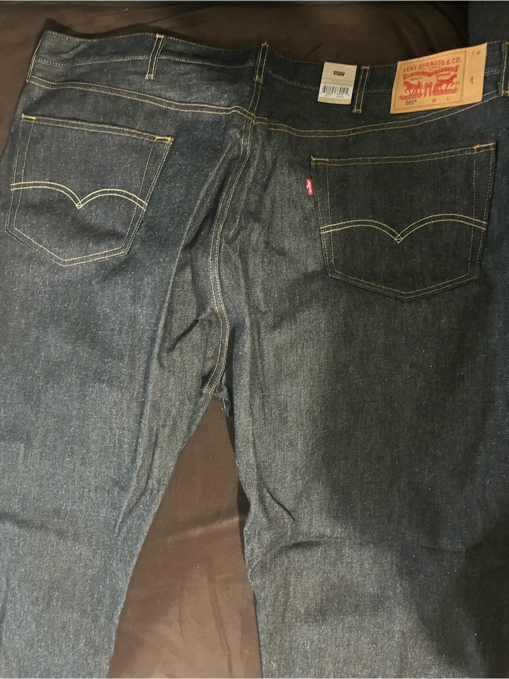 Mens Levi’s-Straight-Leg Jeans - Picture 4 of 5